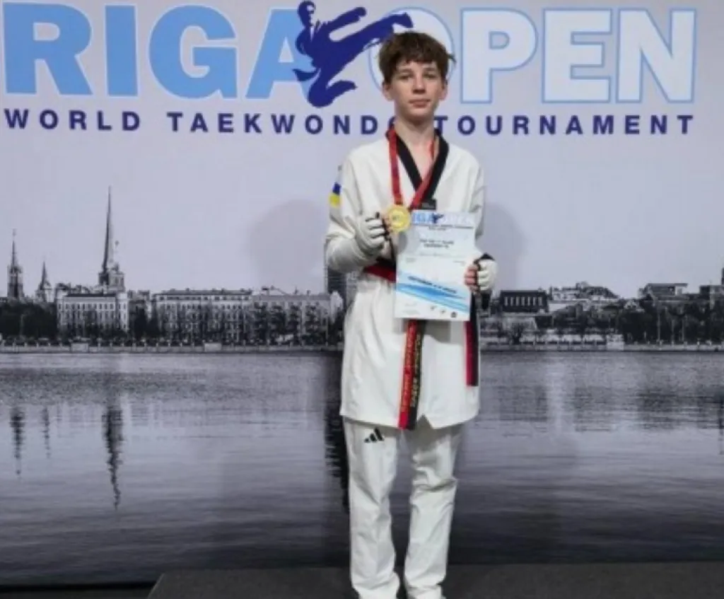 Вінничанин Роман Соловей став чемпіоном міжнародного турніру з тхеквондо у Ризі