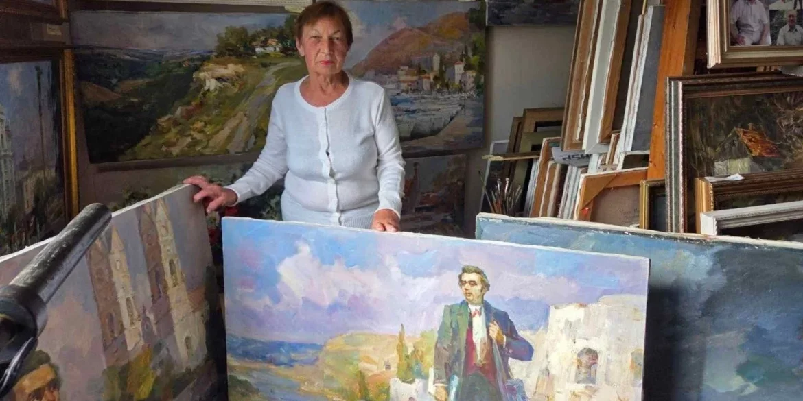 Вдова художника Миколи Чулка подарувала Вінницькому музею кілька його картин