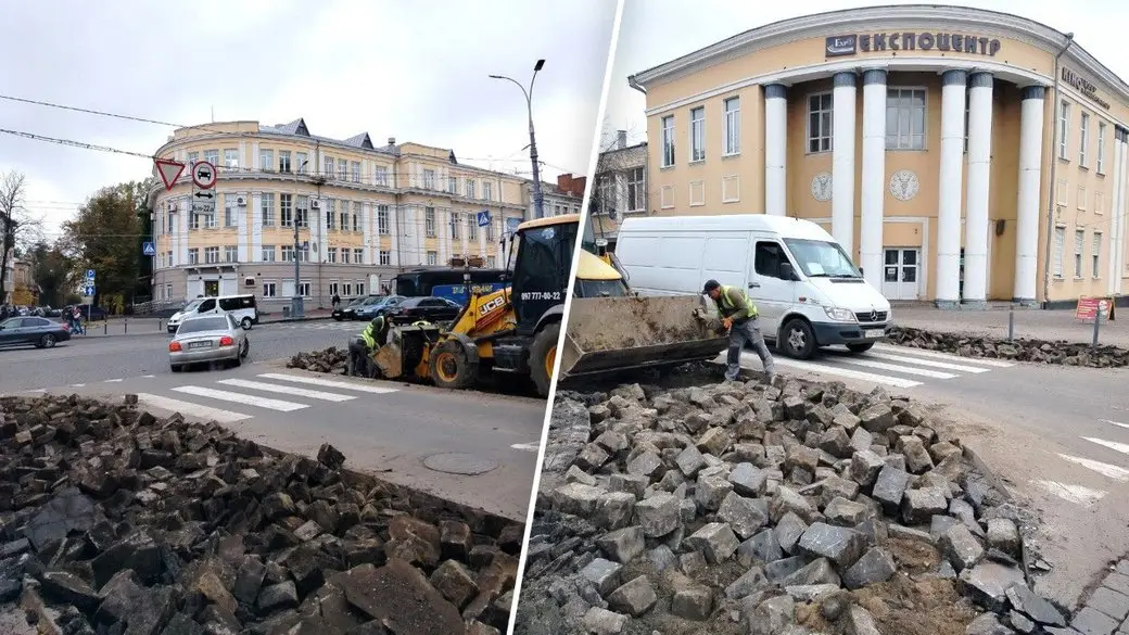 У Вінниці триває реконструкція перехрестя Соборної та Артинова: проїжджу частину звузять до 4 метрів