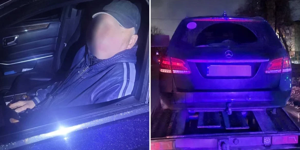 Нічна втеча не вдалася: у Вінниці п’яний водій Mercedes намагався уникнути патруля