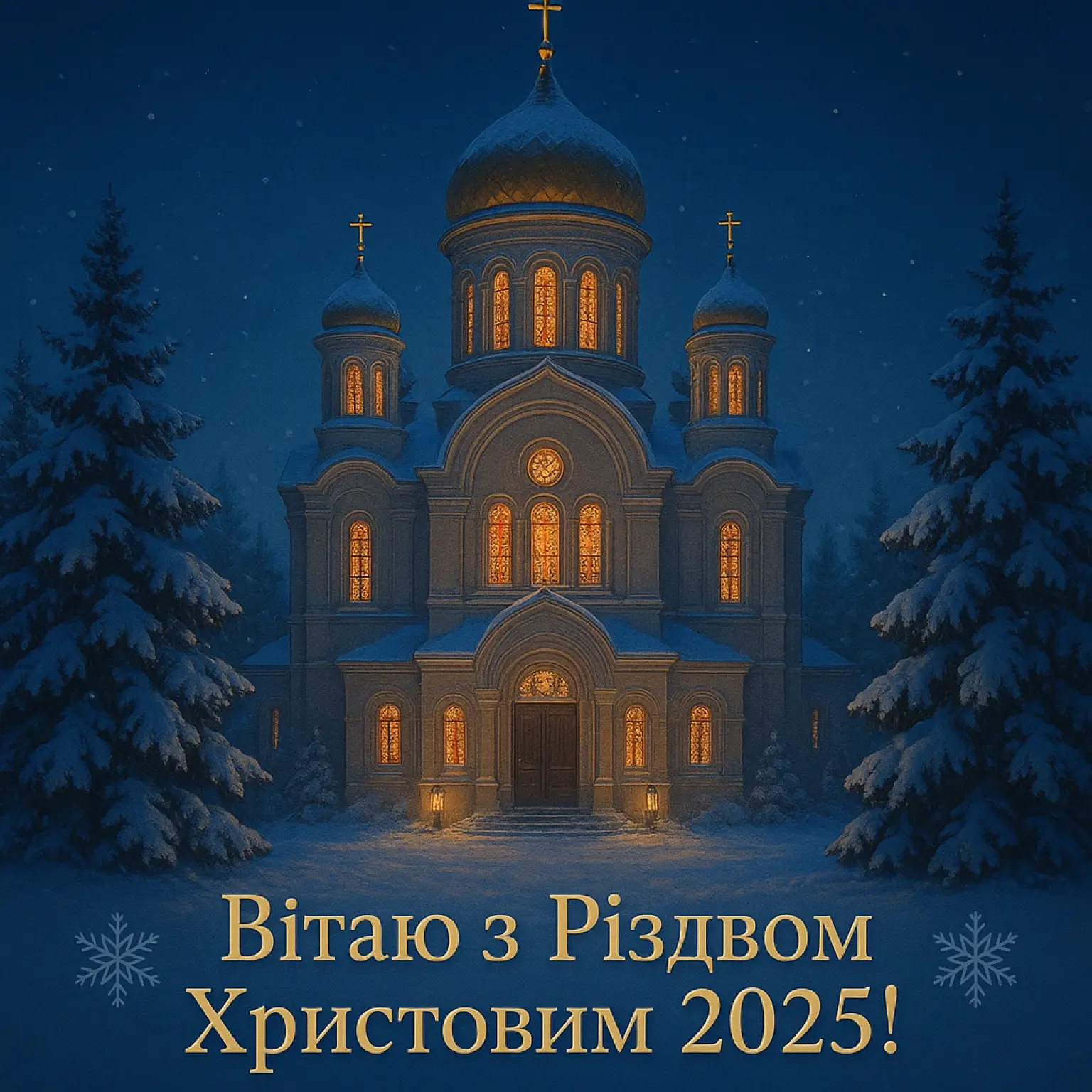 Привітання з різдвом 2025