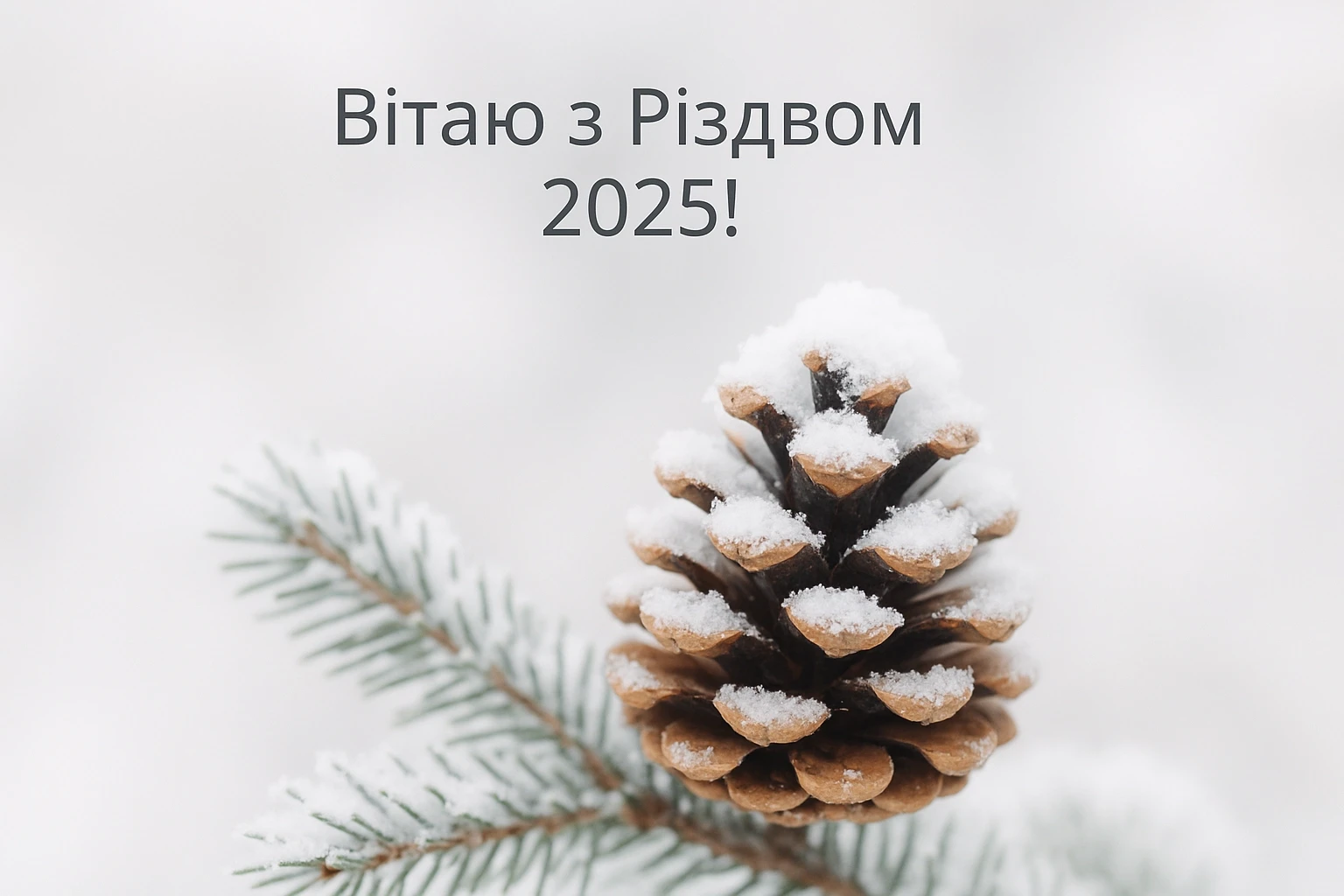 Привітання з різдвом 2025