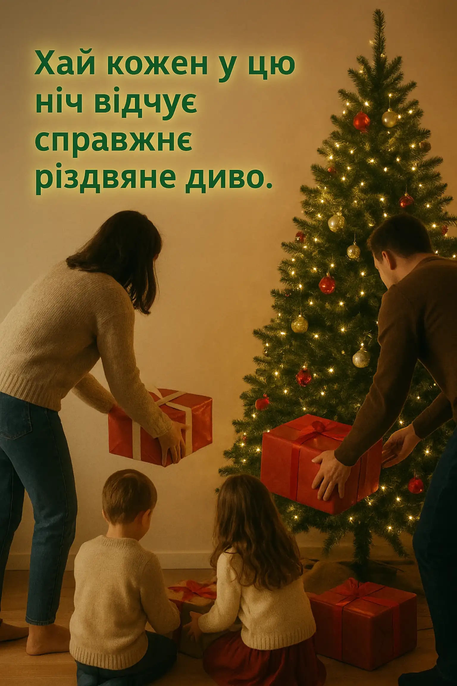 Привітання з різдвом 2025