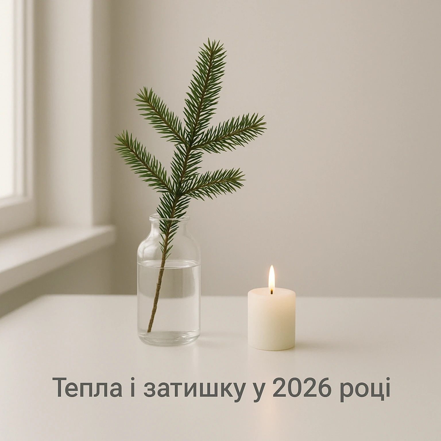 Привітання з прийдешнім новим роком 2026