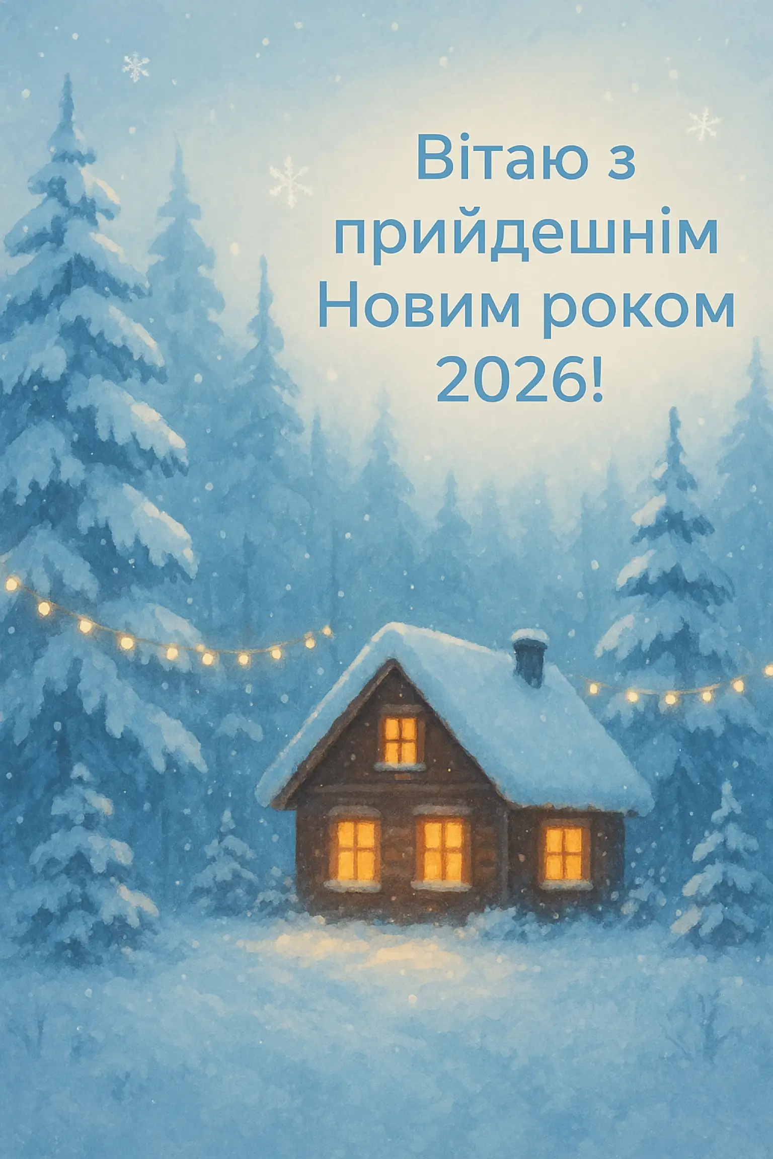 Привітання з прийдешнім новим роком 2026