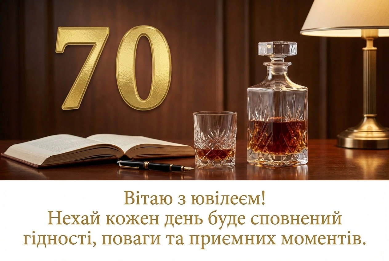 картинки з ювілеєм 70 років чоловіку