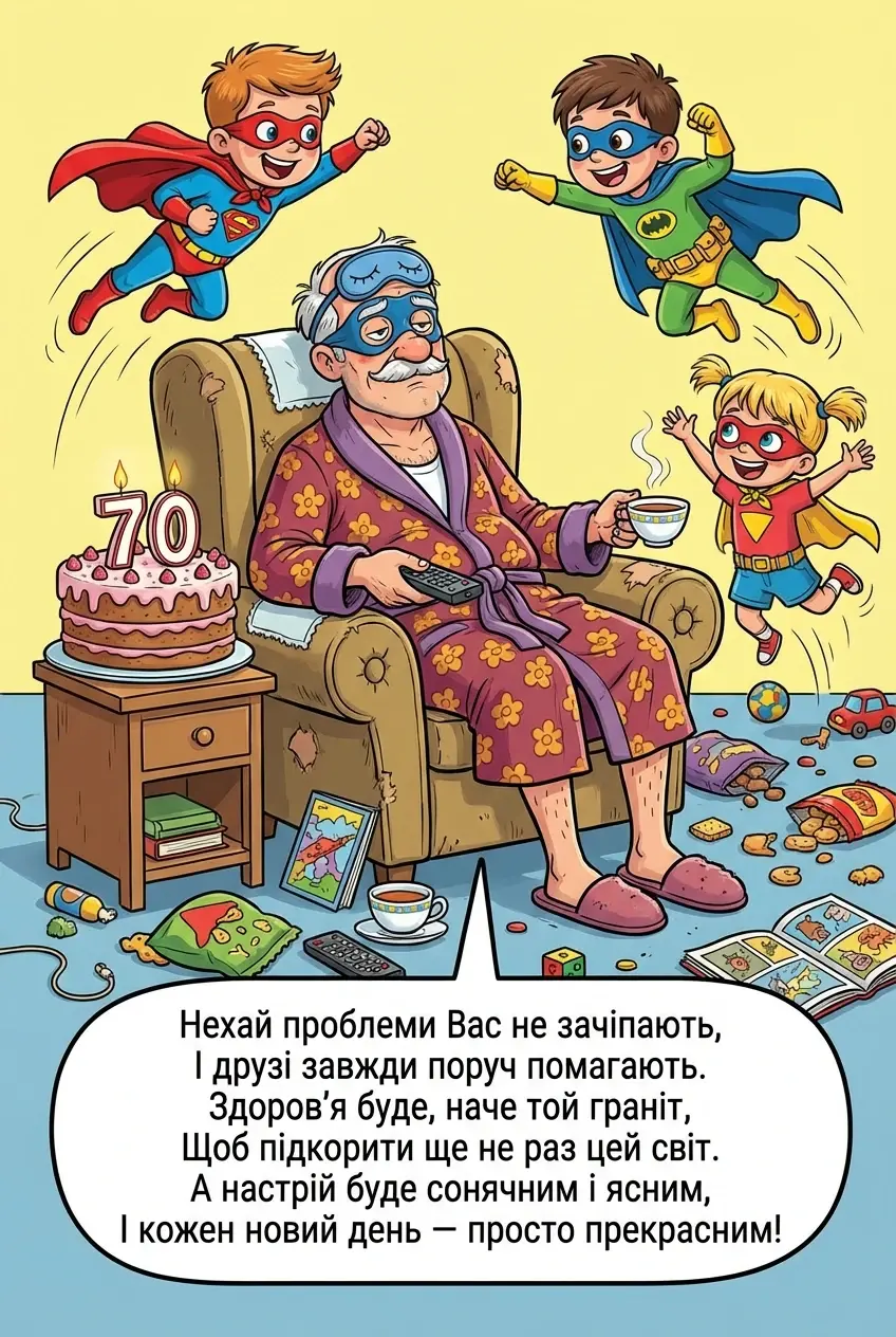 картинки з ювілеєм 70 років чоловіку