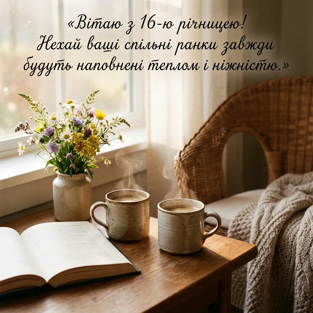 16 років весілля картинки