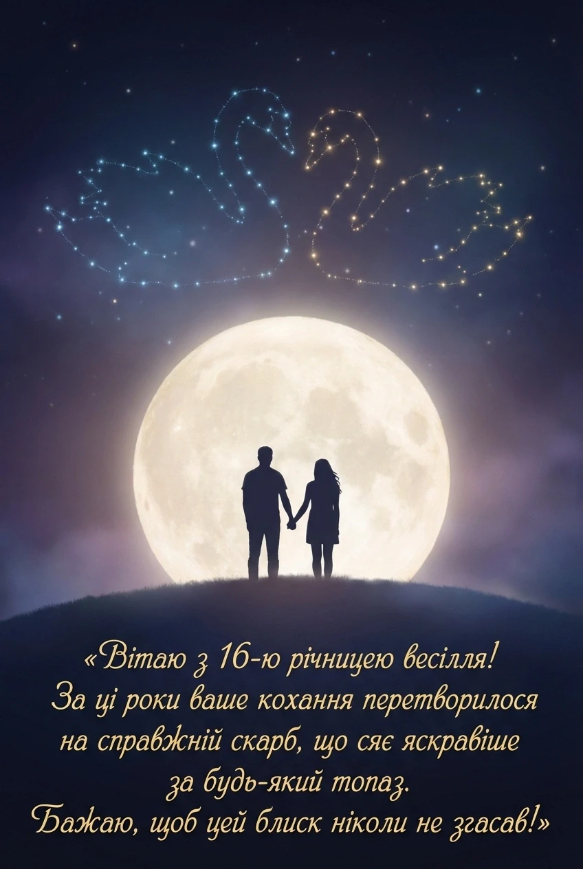 16 років весілля картинки