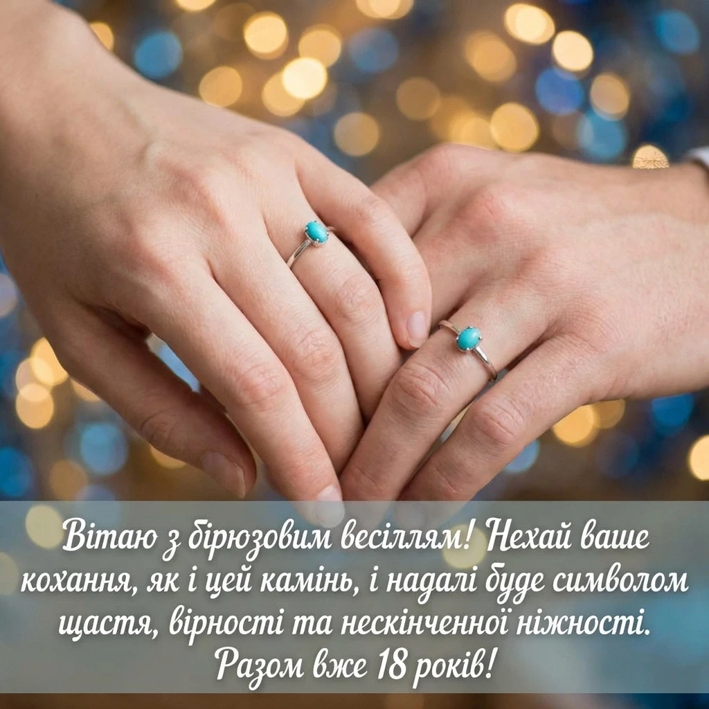 18 років весілля