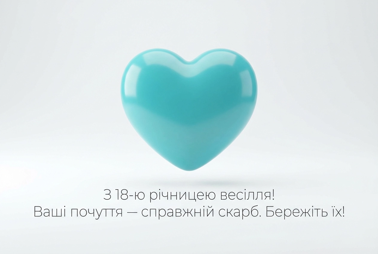 18 років весілля