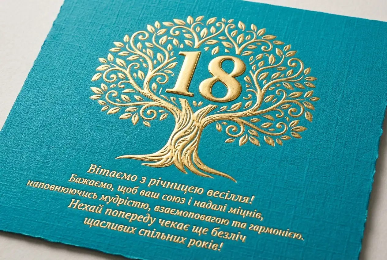 18 років весілля