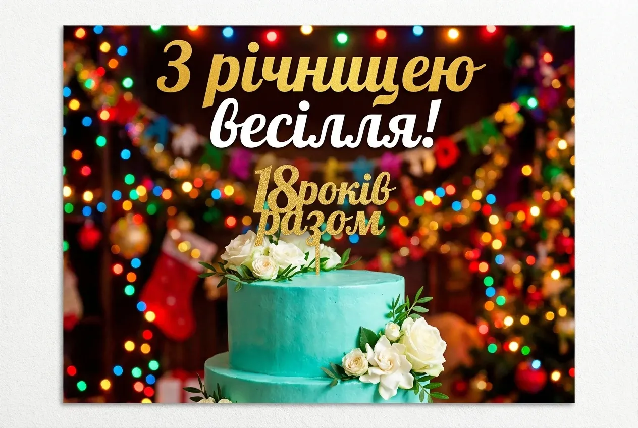 18 років весілля