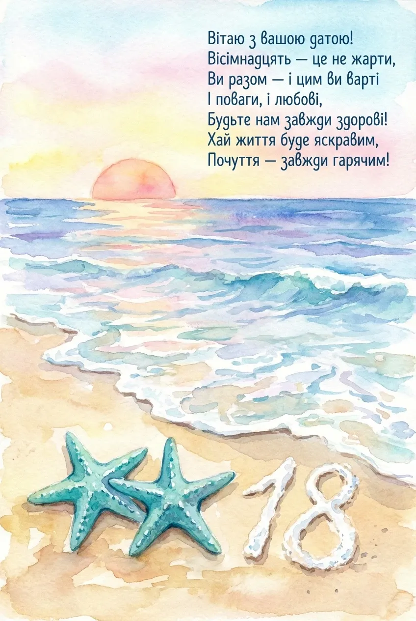 18 років весілля