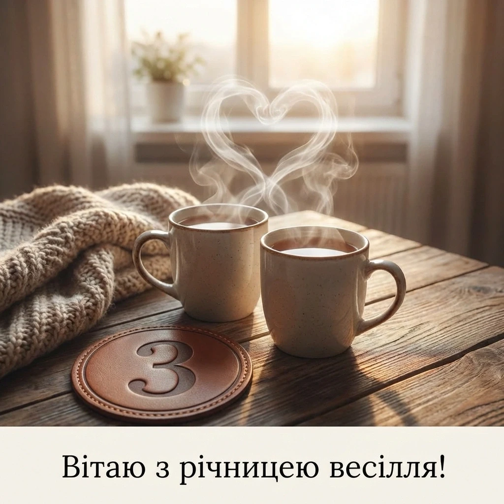 з річницею 3 роки весілля