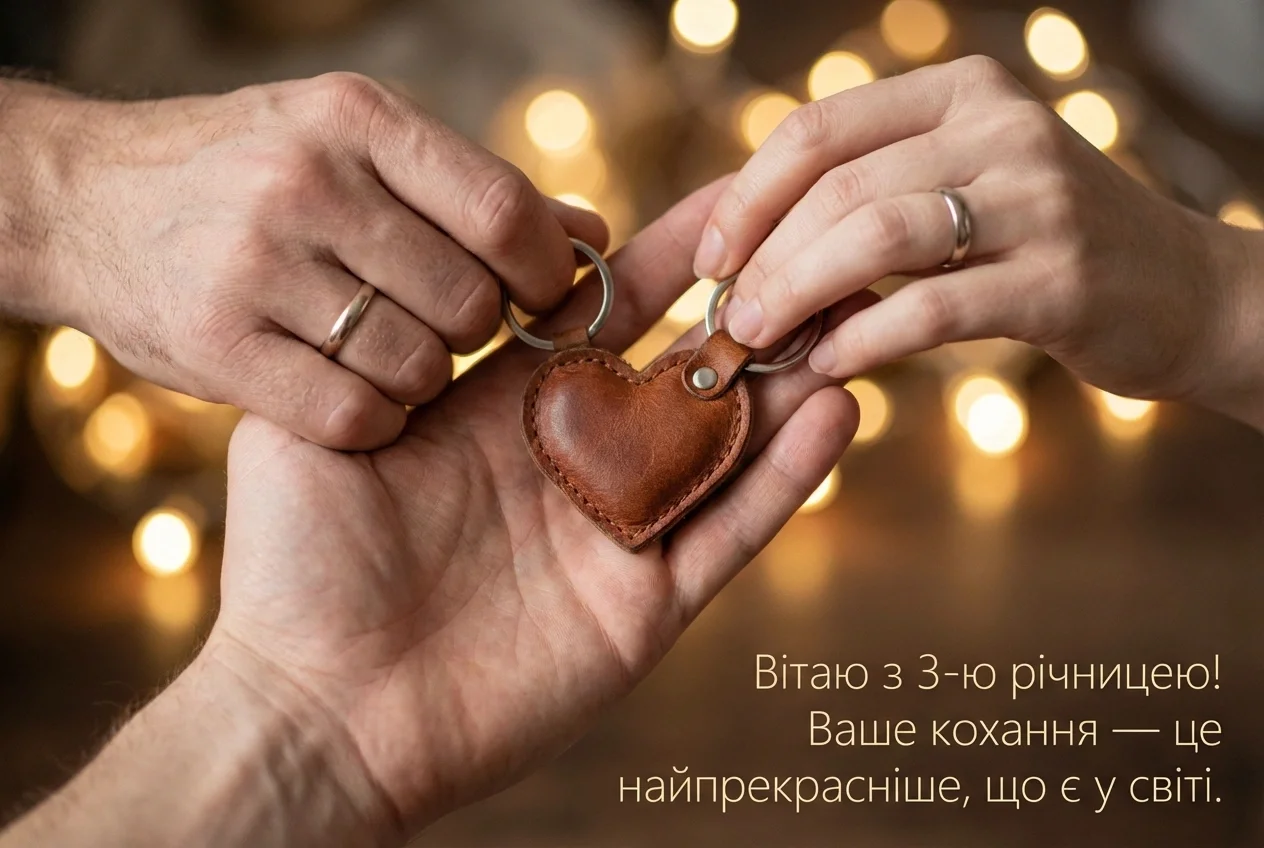 з річницею 3 роки весілля