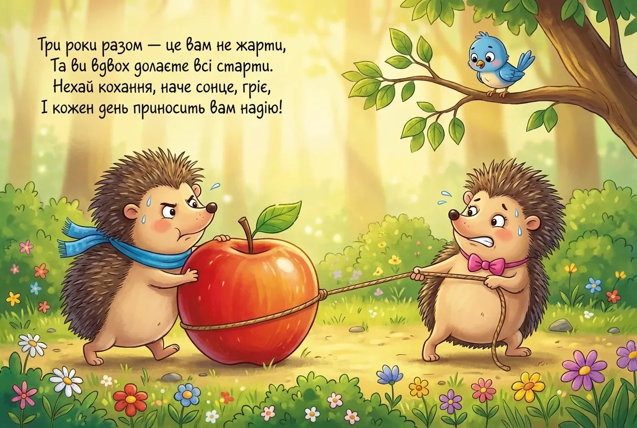 з річницею 3 роки весілля