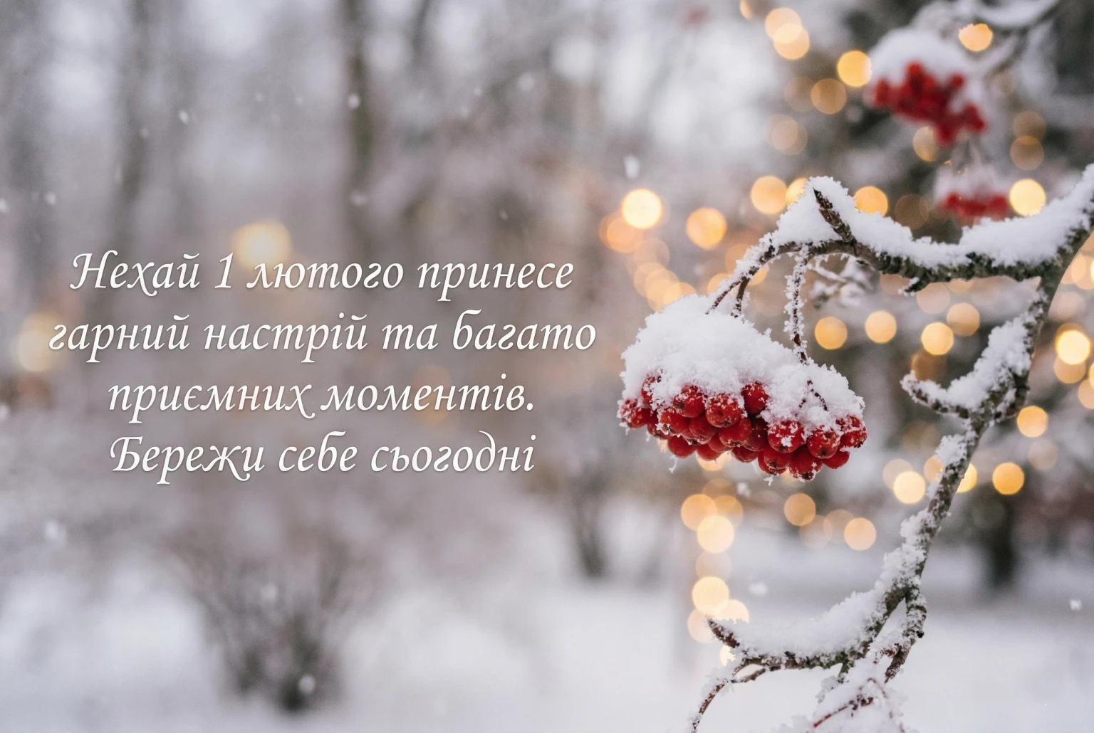 Доброго ранку 1 лютого: затишні картинки та душевні вітання з початком місяця