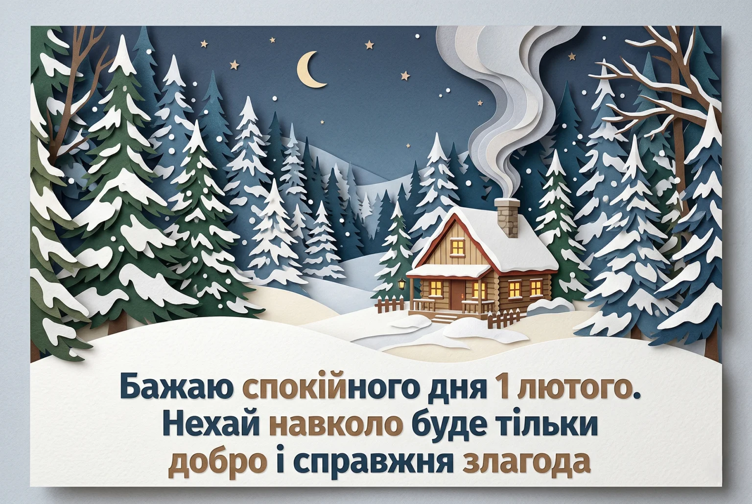 Доброго ранку 1 лютого: затишні картинки та душевні вітання з початком місяця