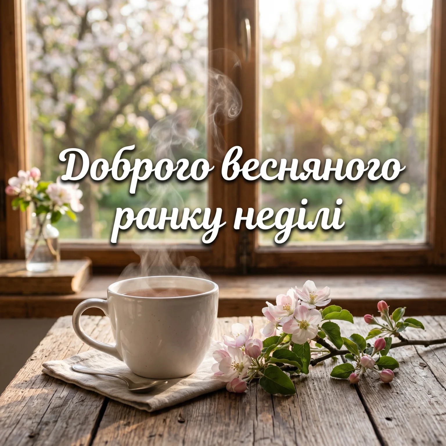 Доброго весняного ранку неділі: картинки та найтепліші побажання для душевного відпочинку