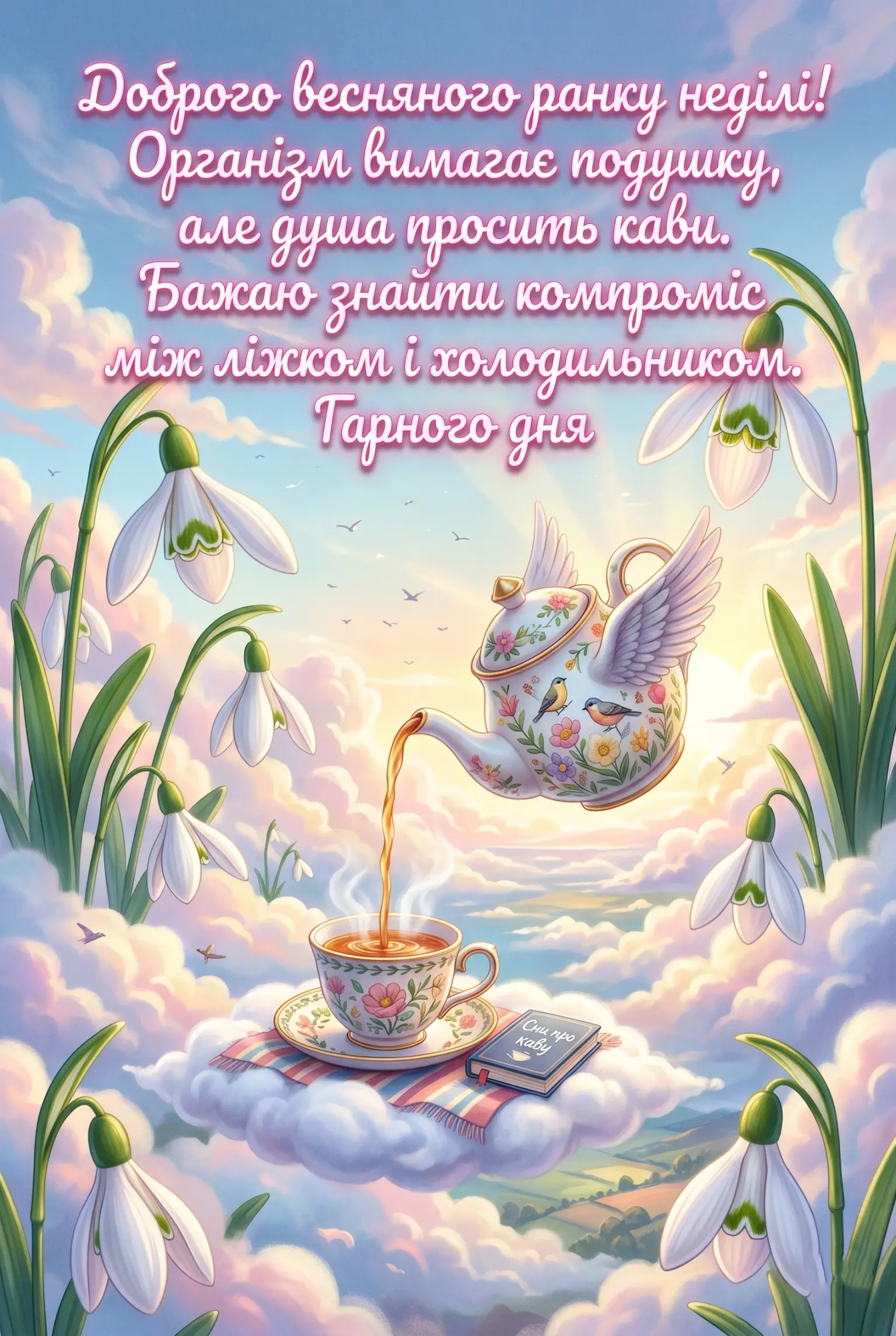 Доброго весняного ранку неділі: картинки та найтепліші побажання для душевного відпочинку