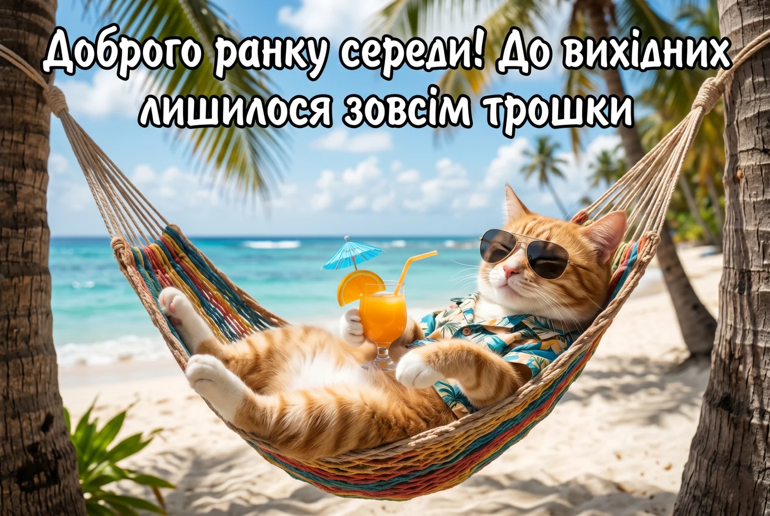 Доброго ранку середи: натхненні побажання та красиві листівки для екватора тижня