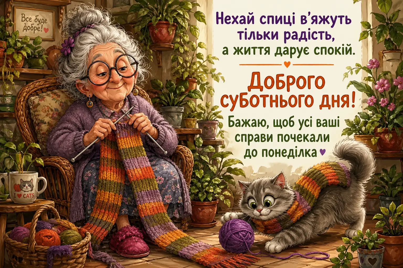 Доброго суботнього дня: найкращі побажання та картинки для затишного відпочинку