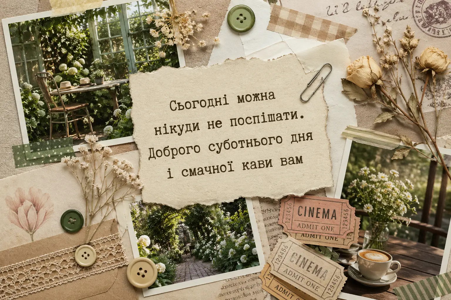 Доброго суботнього дня: найкращі побажання та картинки для затишного відпочинку