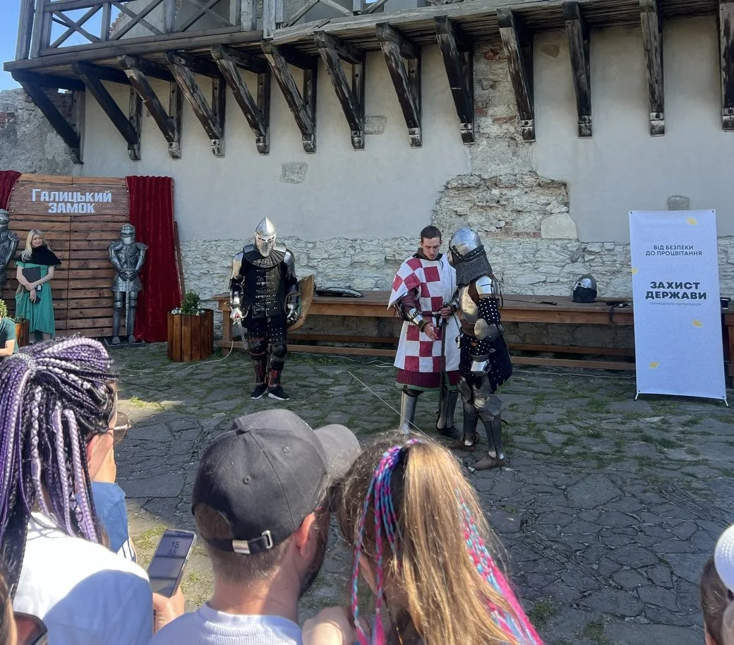 Середньовіччя у Галичі: Галицький замок став центром лицарського фестивалю
