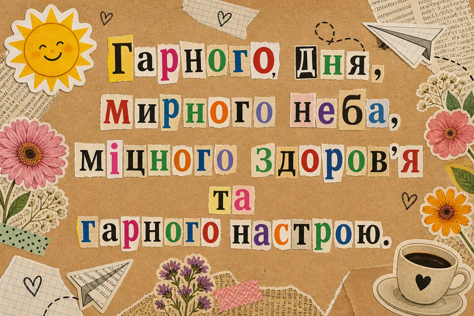 Доброго дня, мирного неба: найтепліші побажання та красиві картинки для душевного настрою