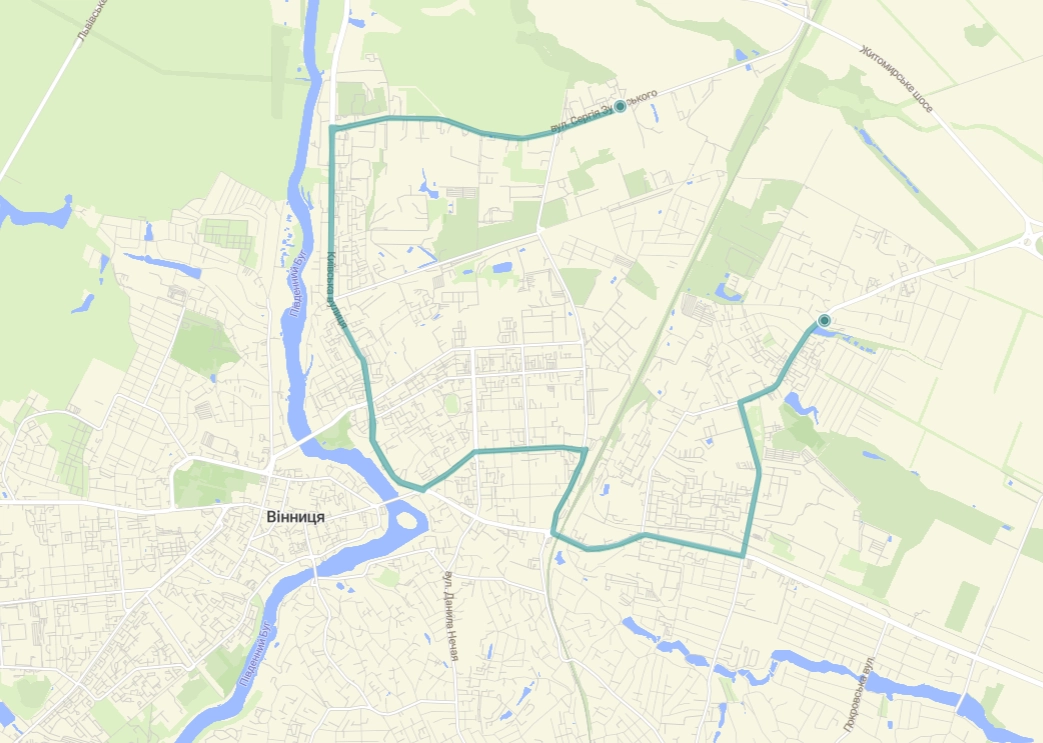 Маршрутка 12А Вінниця