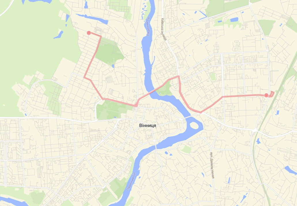 Маршрутка 12А Вінниця