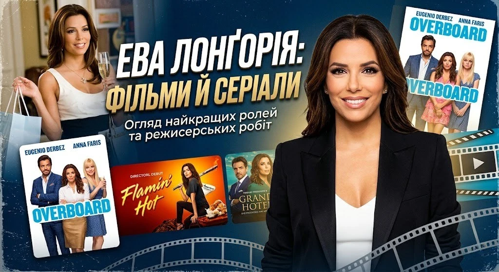 Повний список фільмів і серіалів Єви Лонгорії