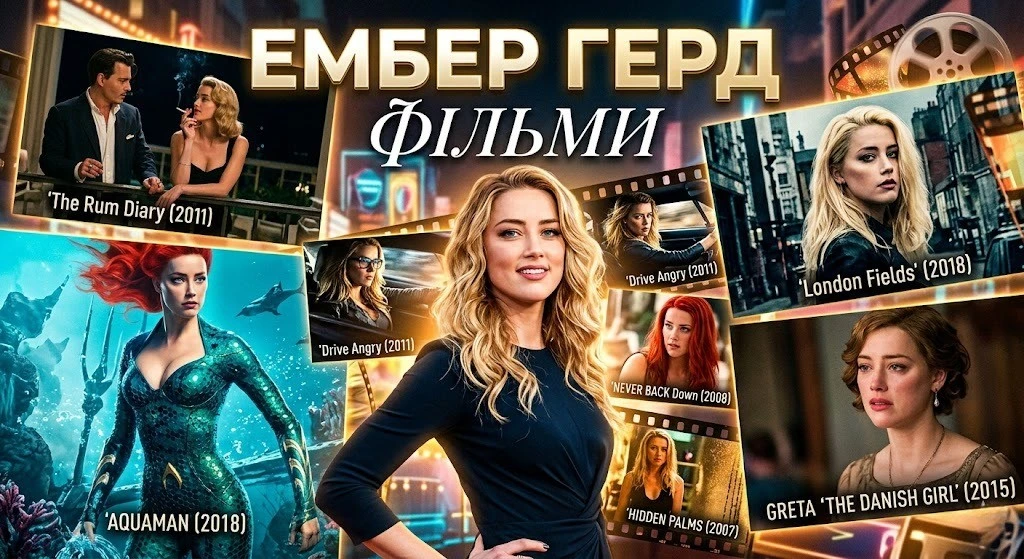 Фільми Ембер Герд: повний список її робіт