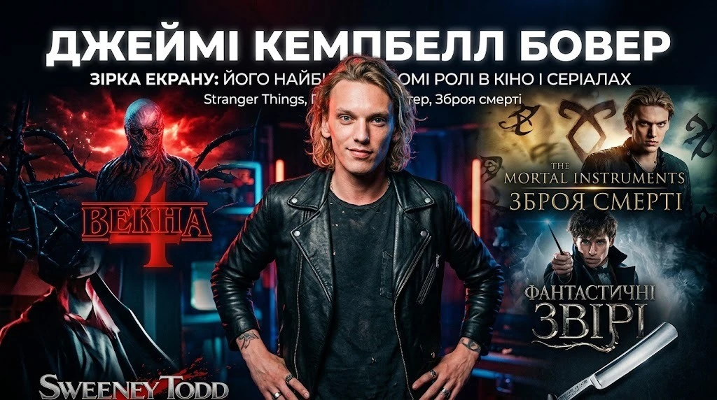 Фільми Джеймі Кемпбелл Бовера: повний огляд