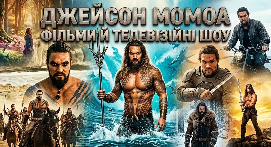 Повний перелік робіт Джейсона Момоа: від серіалів до блокбастерів